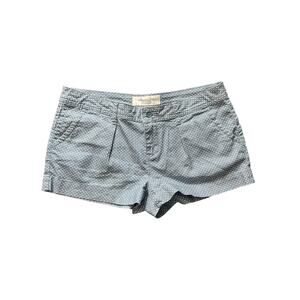 AMERICAN RAG Cie Blue Polka Dot Shorts Juniors Sz 13